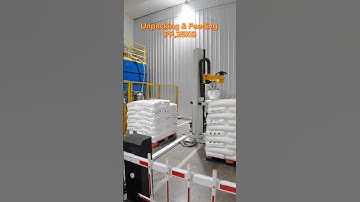 Unpacking & Feeding, PP, 25KG #palletizer #stacking #factory #injectionmolding