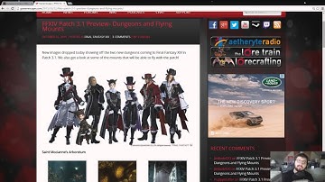 FFXIV Heavensward: Patch 3.1 Dungeon Preview + Which Ground Mounts Will Fly!