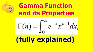 29.Gamma function | Properties of Gamma function | fully explained
