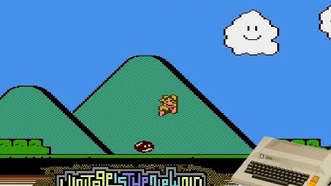 Runner Bear - The first game of 2020 for the Atari 8-bit