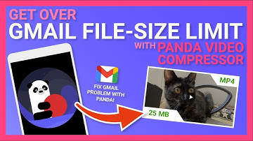 How to get around Gmail attachment file Size Limit? Try Panda Video Compressor on Android.
