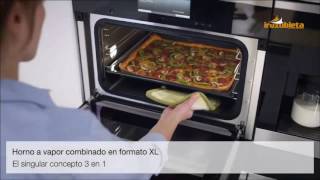 HORNO VAPOR COMBINADO MIELE XL - YouTube