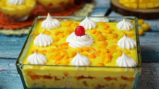 Mango Trifle Recipe | Creamy Mango Delight | Easy Mango Dessert SooperChef