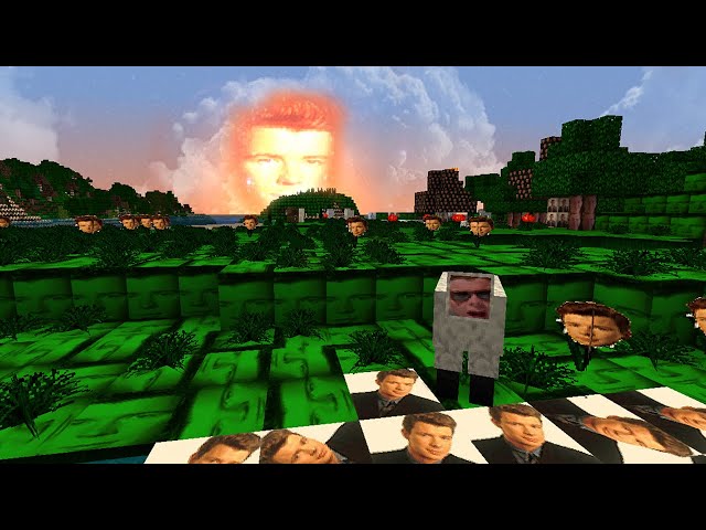 1.18.0+] Rick roll your friends! - Rick roll Music Resource Pack (Free  Pack Download) - Java and Bedrock Minecraft Texture Pack