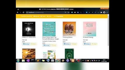Web Programming: PUSTAKA BOOKING P. 1 - 10