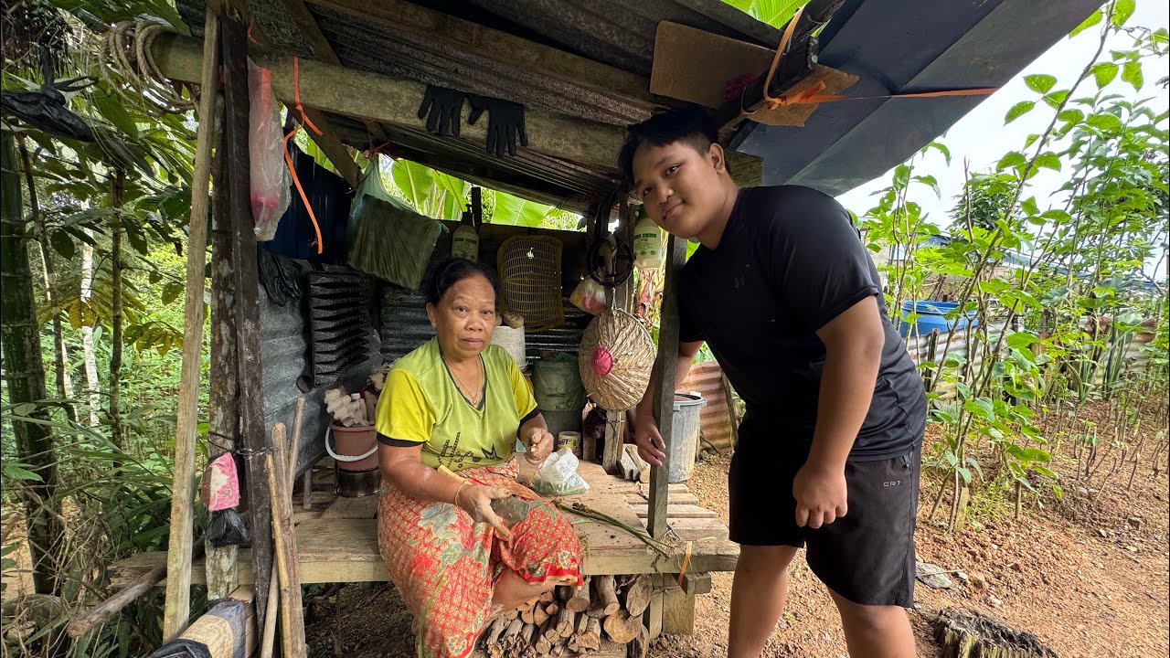 JUSTIN SUDAH SAMPAI DI KAMPUNG // SUASANA PAGI JUSTIN TENGOK KEBUN DAN KANDANG BABI // 
