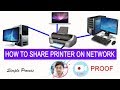 How To Share Printer On Network in HINDI | Part3