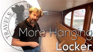 Ep 150 - Continuing with the Hanging Locker - Wooden Boat Restoration - Travels With Geordie