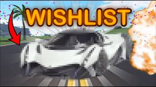 My VEHICLE WISHLIST in Car Crushers 2!