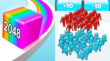 Jelly Run 2048 VS Join Clash 3D IOS Android PST Gameplay