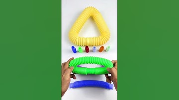 Very relaxing Robot s Mini 🥰🦠 Pop Tube#asmr #satisfying #creative  #poptubesound #diy #shorts