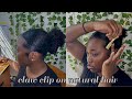 HOW TO: CLAW CLIP ON TYPE 4 NATURAL HAIR