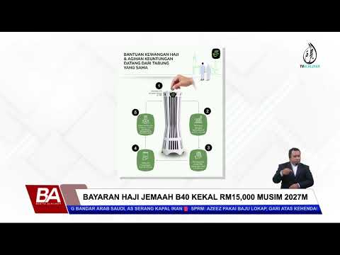 BAYARAN HAJI JEMAAH B40 KEKAL RM15,000 MUSIM 2027M