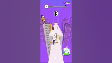 Roof Rails | All levels! Gameplay 1080p Android, iOS game #shorts