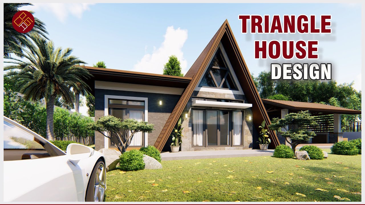 TRIANGLE HOUSE DESIGN 1 Bedroom Residential Design YouTube