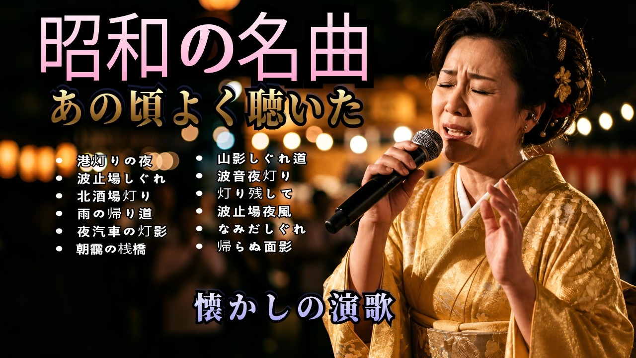 夜の酒場唄　シンコーミュージック　裸本　昭和歌謡　演歌　歌謡曲　懐メロ 昭和演歌】忘れられない演歌30曲｜あの頃よく聴いた名曲集｜北酒場