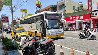 國光客運 9127D 843-U5 往大鵬灣 屏客東港站駛離