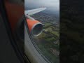Storm Eunice Easyjet 2nd attempt at landing after a go around. 18 02 22 Manchester.