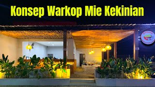 Desain Warkop Ala Cafe - Warung Indomie Kekinian