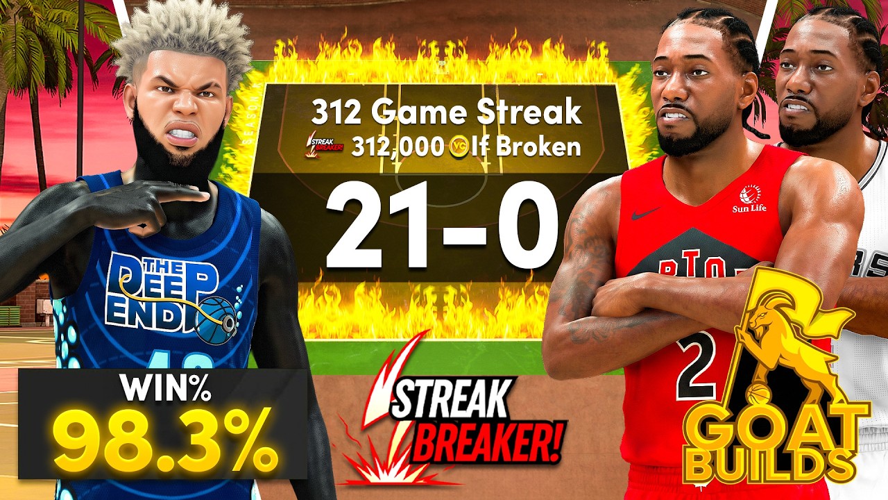 I Created The FIRST EVER G.O.A.T. Kawhi DUO to STREAK HUNT!
