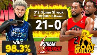 I Created The FIRST EVER G.O.A.T. Kawhi DUO to STREAK HUNT!