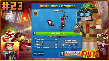Pixel Gun 3D - Gameplay Walkthrough Part #25 - Knife and Compass & Review