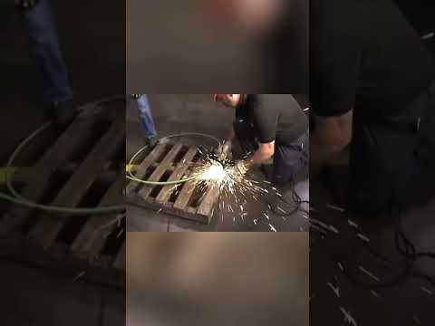 Mr. Manhole: Rebar Circle Shortening & Flange Fixture Hack #shorts