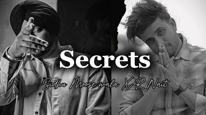 Secrets (Official Song) | Sidhu Moose Wala | New Ai Song | R Nait | New Punjabi Song 2025