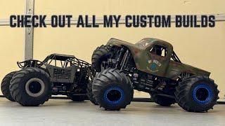 Check Out All My Custom Rc Monster Truck Builds