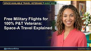 Free Military Flights for 100% P&T Veterans: Space-A Travel Explained