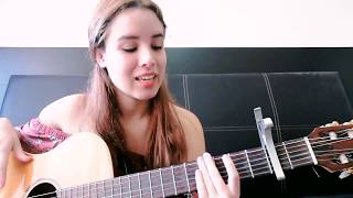 Video thumbnail of "Tutorial de guitarra "Canción sin miedo" de Vivir Quintana 💜"