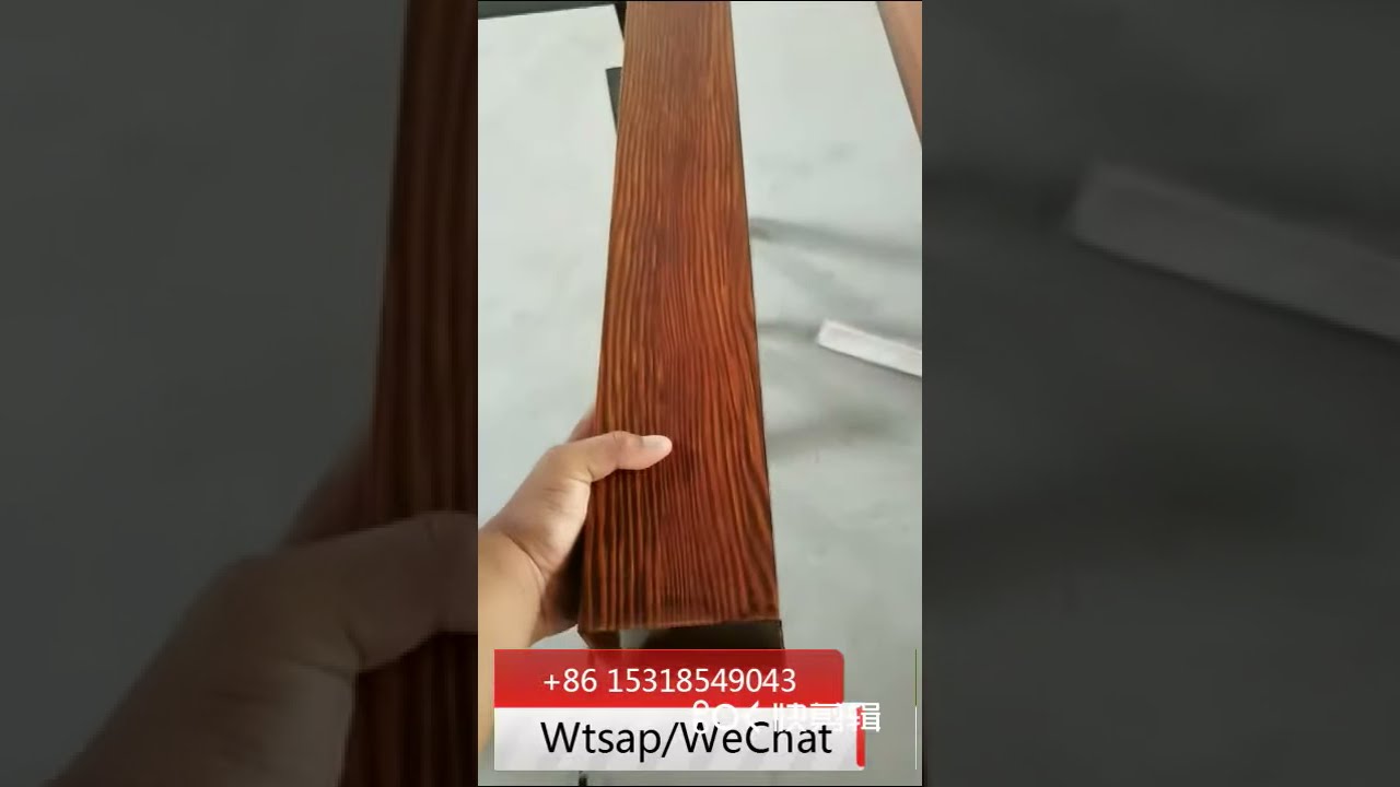 Wood Grain Aluminium Hollow Square Tube 100 3
