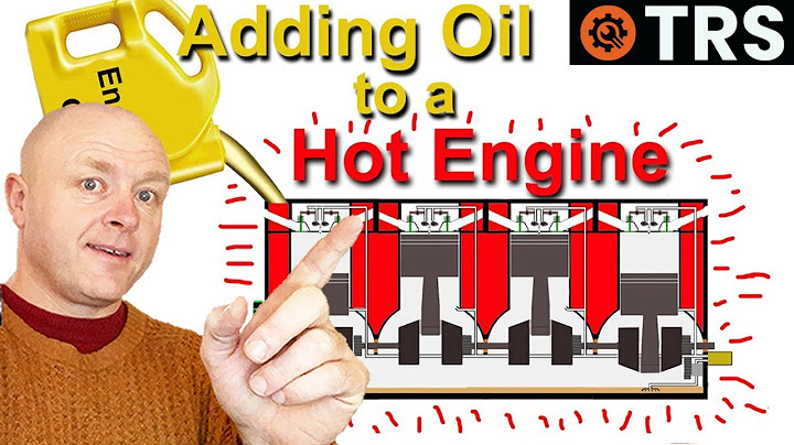 Can you put oil into a hot car engine