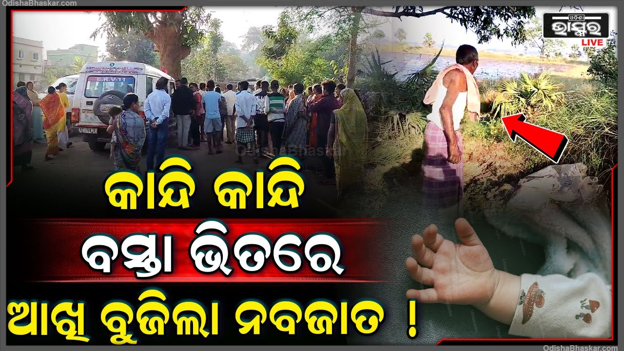ବସ୍ତା ଭିତରୁ ଉଦ୍ଧାର ହେଲା... ଟିକିଏ ବି ଦୟାମାୟ ଆସିଲାନି ସେ ମା'ର ।