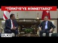 KKTC Başbakanı Saner, Cumhurbaşkanı Yardımcısı Oktay ile ortak basın toplantısı düzenledi