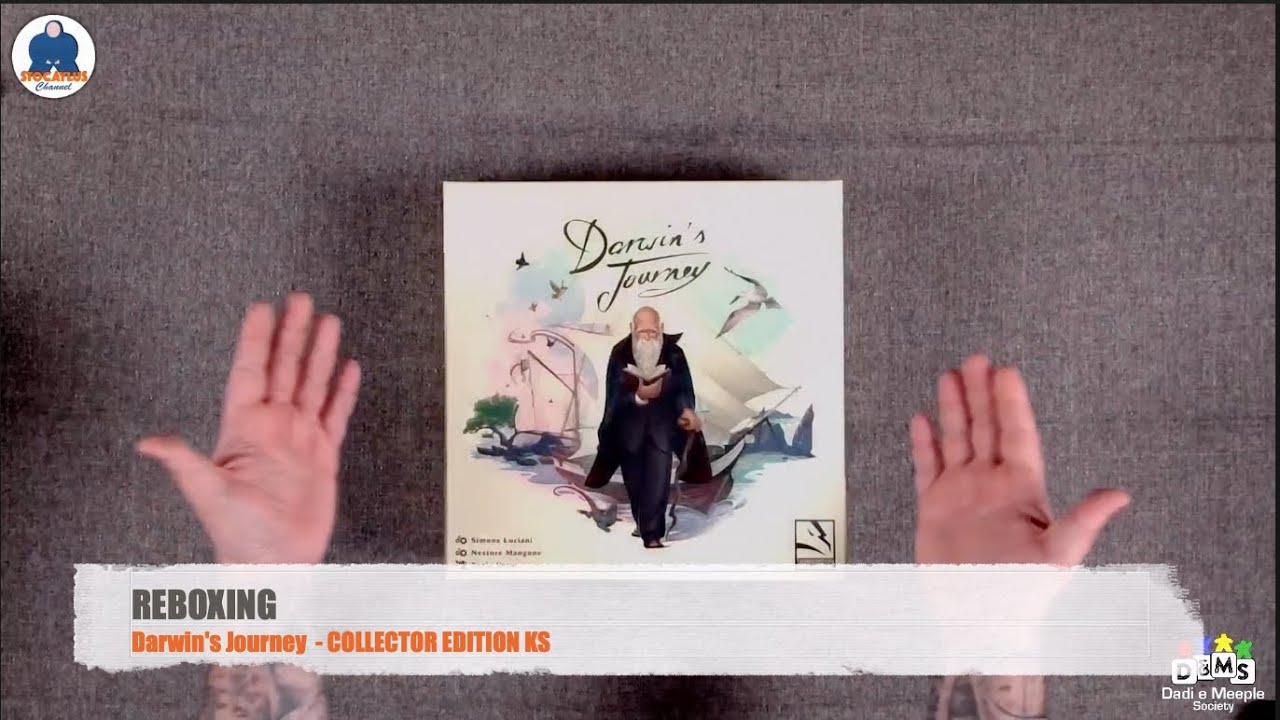 REBOXING DARWIN'S JOURNEY (Collector Edition) KS + Expansions - Board Game - 
