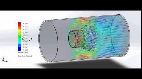 Nozzle shroud wind turbine flow simulation