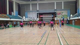 제11회 전국남녀9인제배구 종별선수권대회 클럽2부 예선 2경기 1세트(제천시 VS 충주파랑새B)