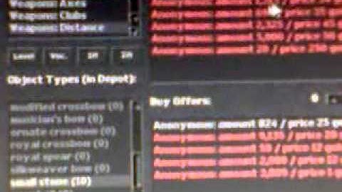 tutorial como usas el market en tibia rl español