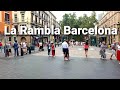 La Rambla Barcelona summer walk tour 2021