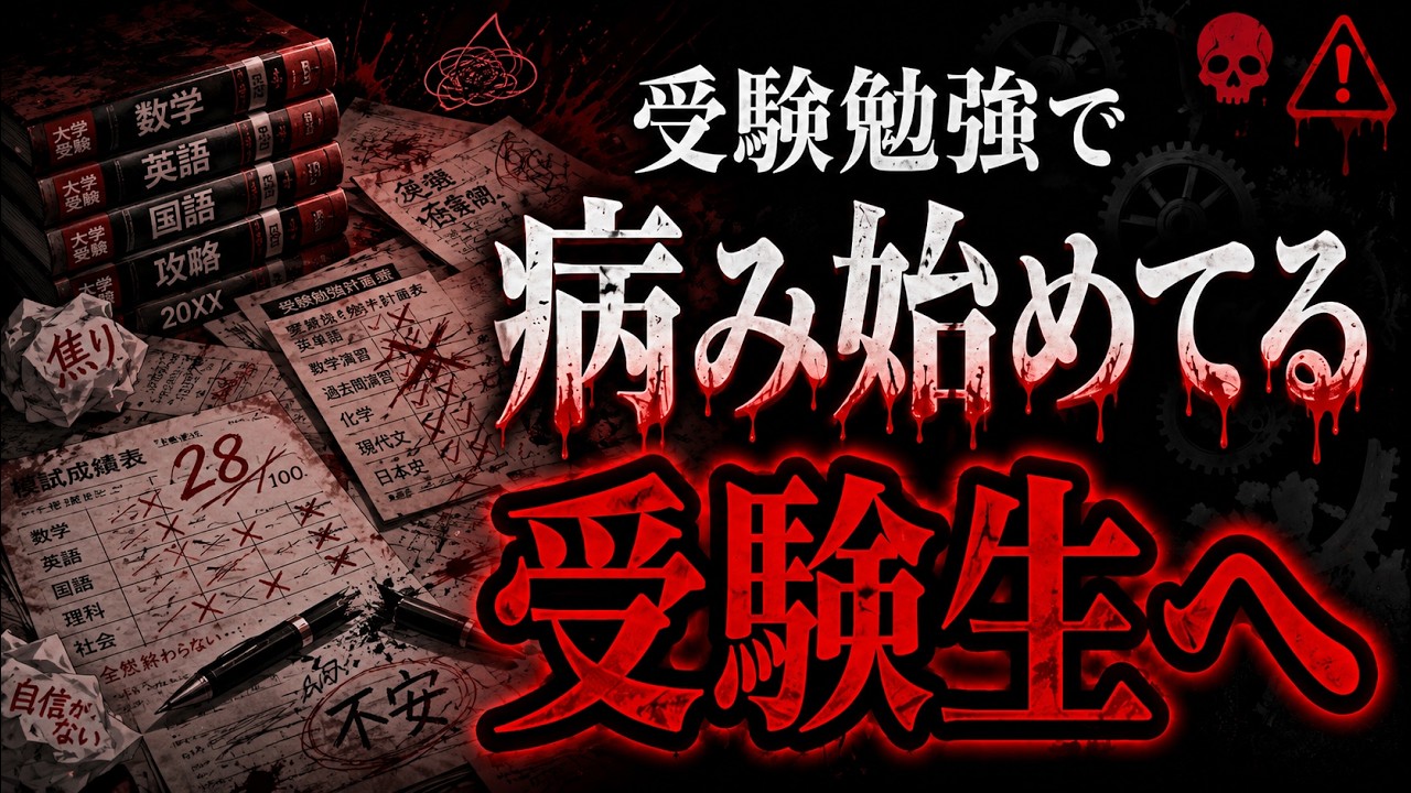 受験生が病み始める共通点をたった1つだけ公開します。
