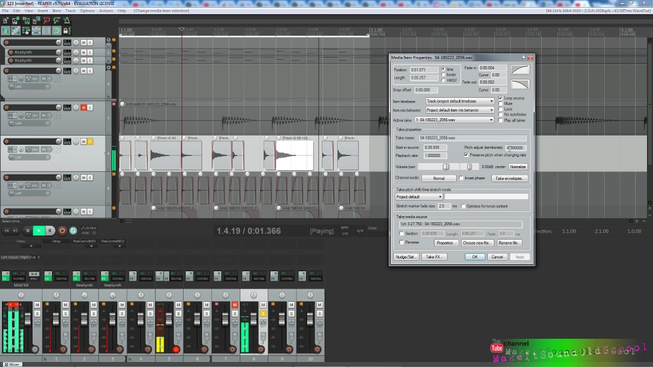 How to make old school trance using only reaper