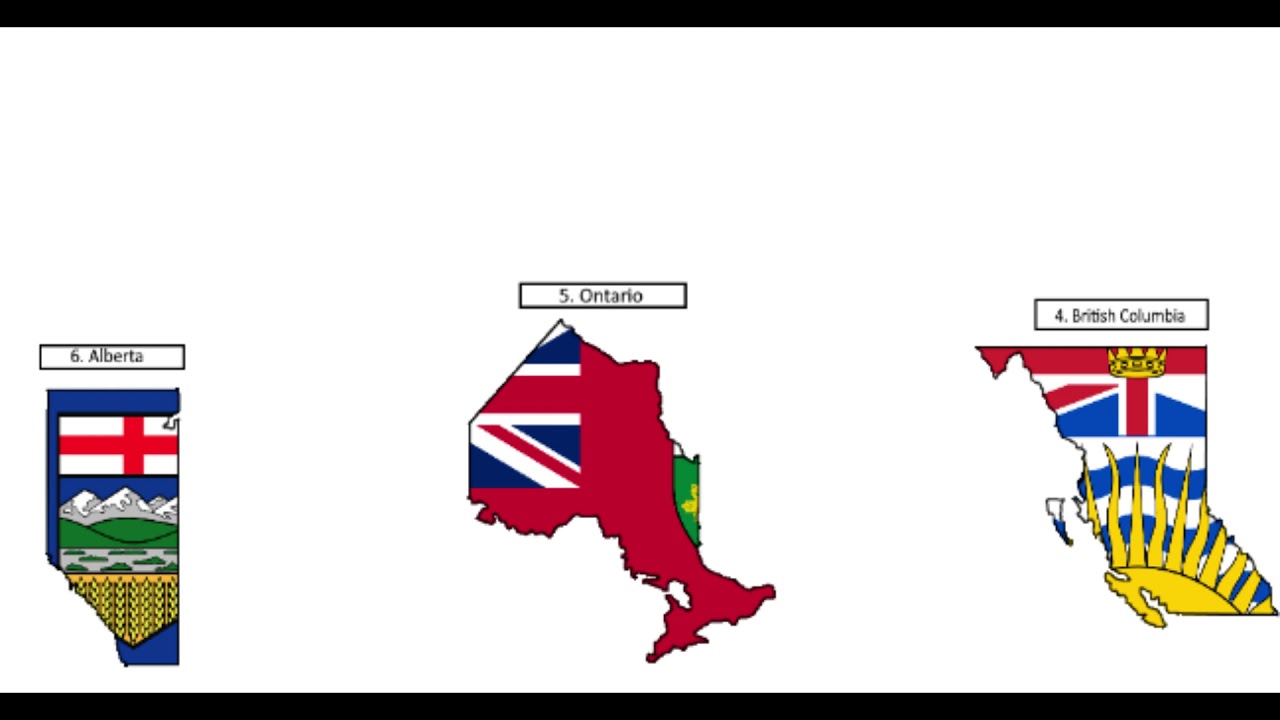 Canadian Province & Territories Size Comparison YouTube