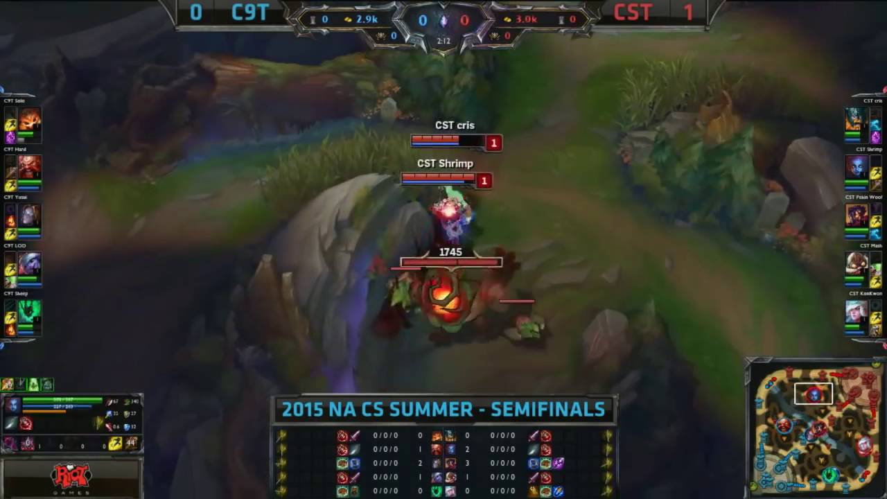 ♠ SEASON 5 ♠ || Coast vs Cloud 9 Tempest Game 2 Semi Finals NA CS Summer 2015 CST vs C9T G2 Semi