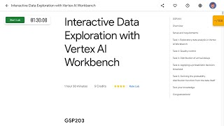 Interactive Data Exploration with Vertex AI Workbench GSP203