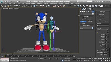 3ds Max Biped Rigging 01 Create Biped