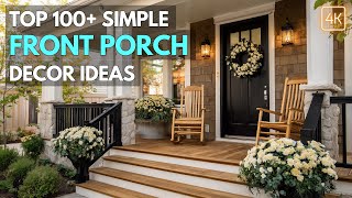 Top 100+ Stylish Front Porch Decor Ideas for Stunning Curb Appeal