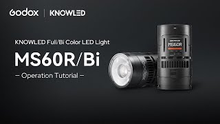 Godox MS60R\/Bi KNOWLED Full\/Bi Color LED Light | Operation Tutorial