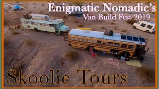 Skoolie Tours ~ Van Build Fest 2019 with Drone Footage