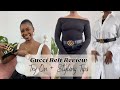 GUCCI BELT REVIEW AND UNBOXING | SIZING TIPS AND STYLE IDEAS